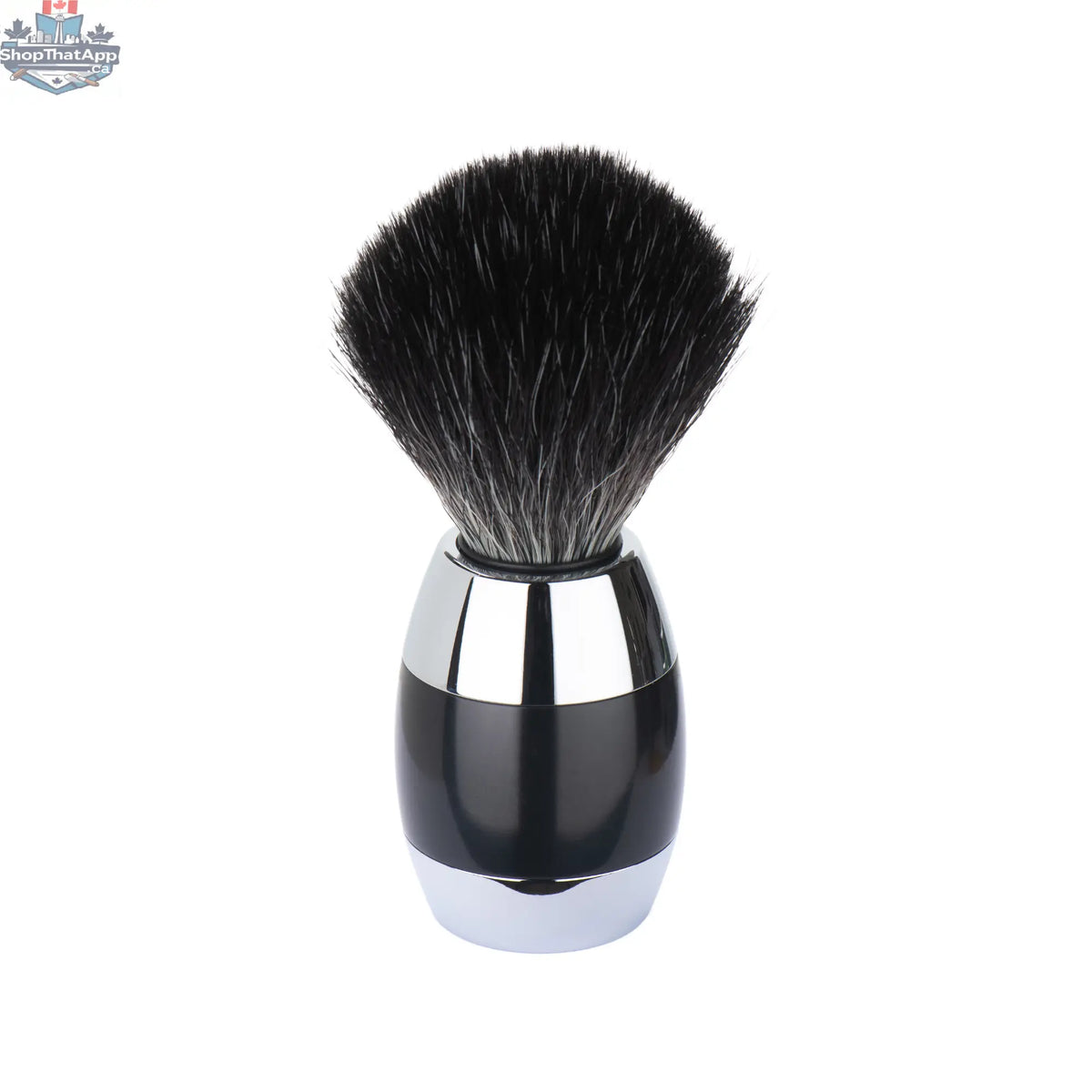 MERKUR Shaving Brush 1201 Vegan Synthetic Hair in Bright Chrome for Premium Quality Shaving - MERKUR shaving brush vegan синтетическая щетина - Shopthatapp.ca