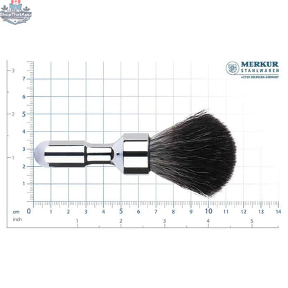 MERKUR Shaving Brush 1701 Vegan Synthetic Hair in Bright Chrome - Shopthatapp.ca