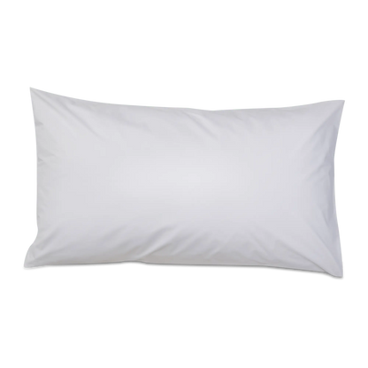 White Skylark+Owl Canada sateen pillowcase featuring smooth, luxurious fabric for spa-quality comfort and elegant bedroom decor.