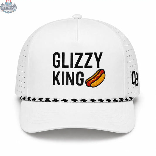 Glizzy King - Snapback (White) - Shopthatapp.ca