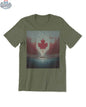 Colorful Canada souvenirs, including keychains and magnets, showcasing iconic Canadian symbols and landscapes.