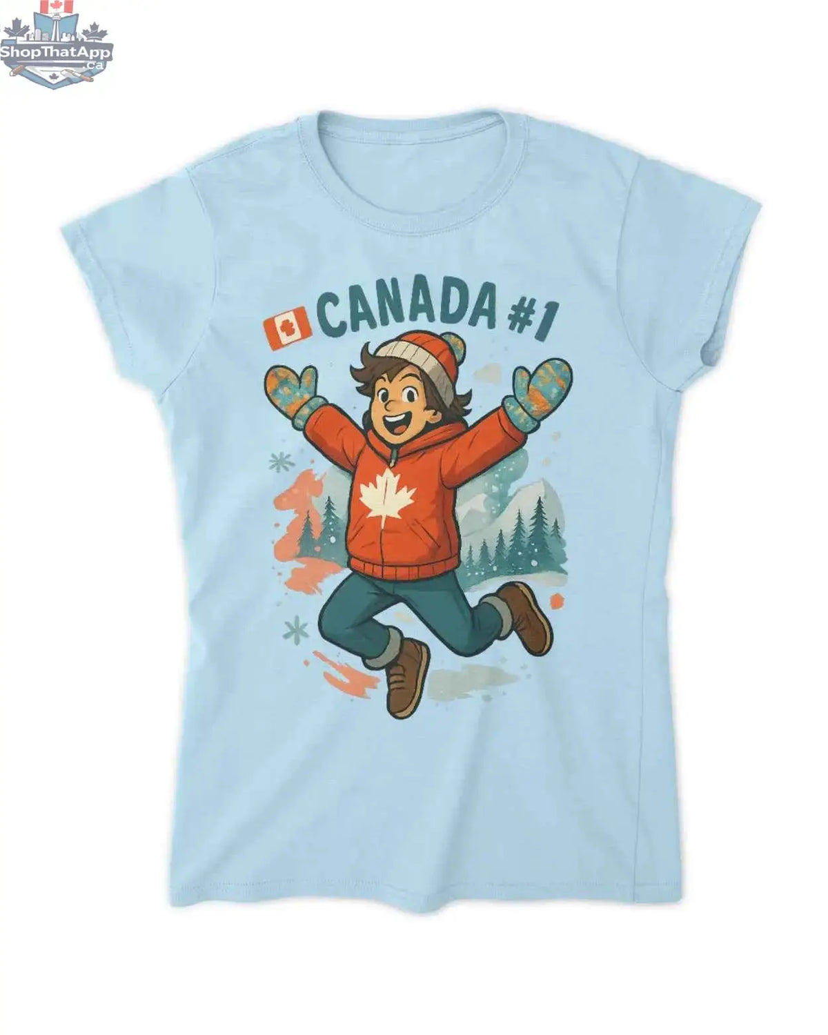 Canadian products logo on a white background, representing the best of Canada from Shopthatapp.ca