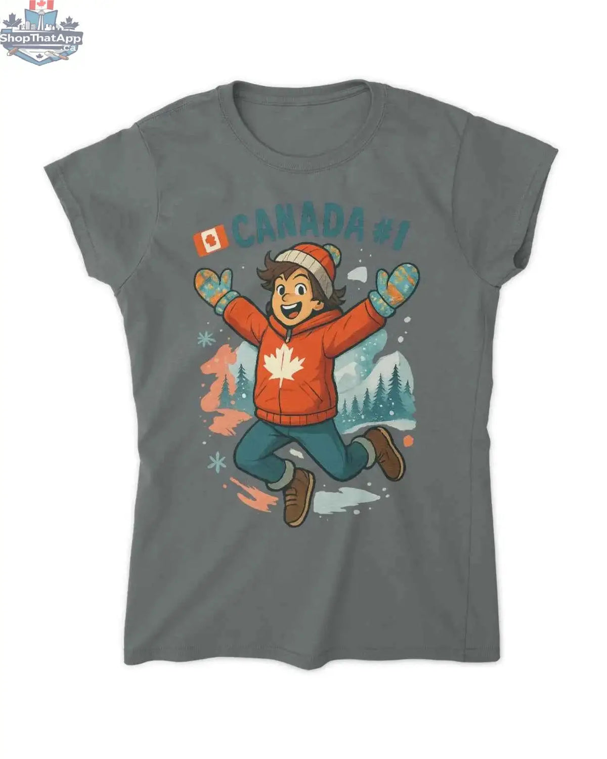Canadian products from Shopthatapp.ca, featuring a variety of local goods and souvenirs with vibrant packaging and diverse items.