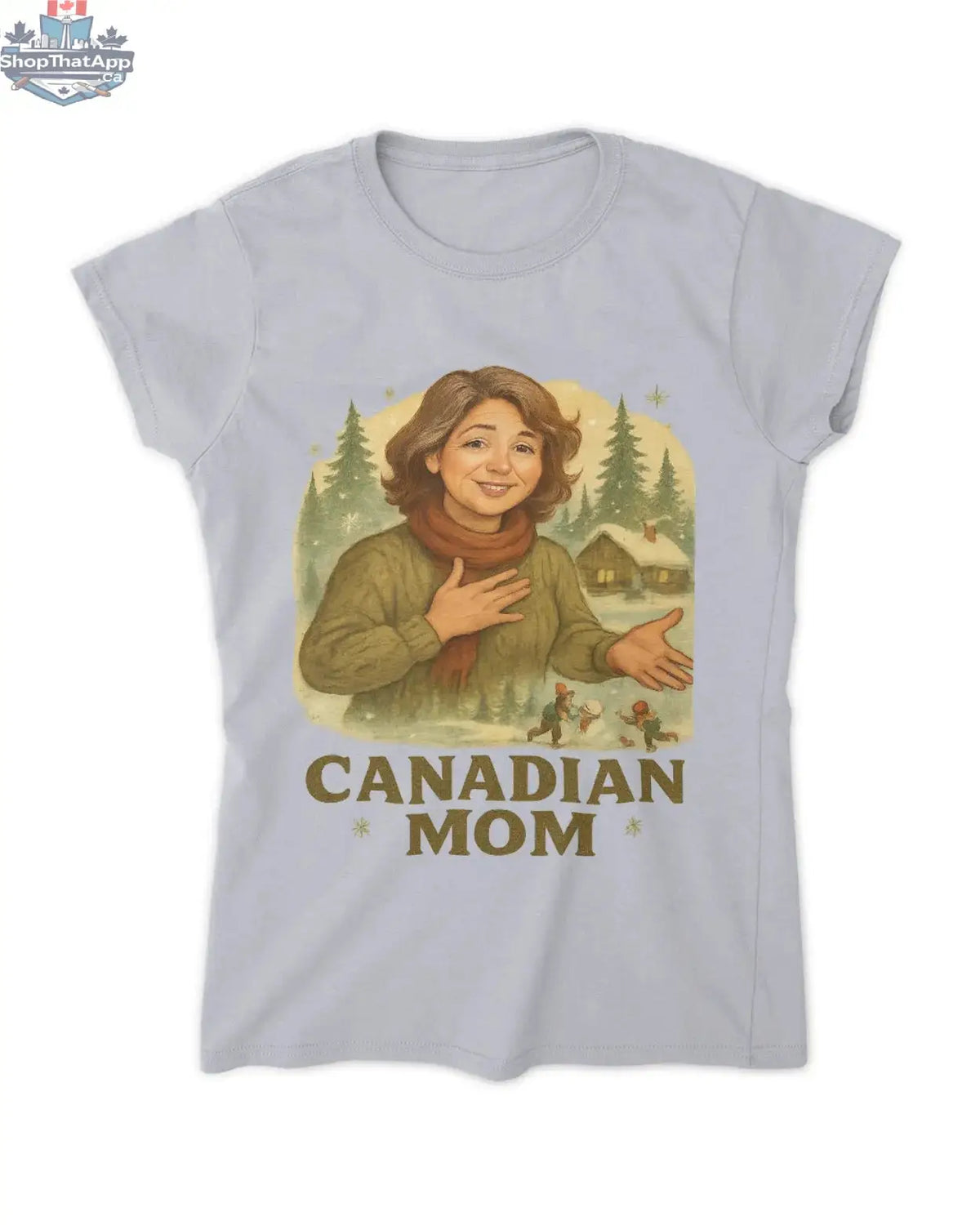 Canadian Mom Gifts: Thoughtful presents for moms, featuring a decorative gift box with a heartfelt message and seasonal accents.