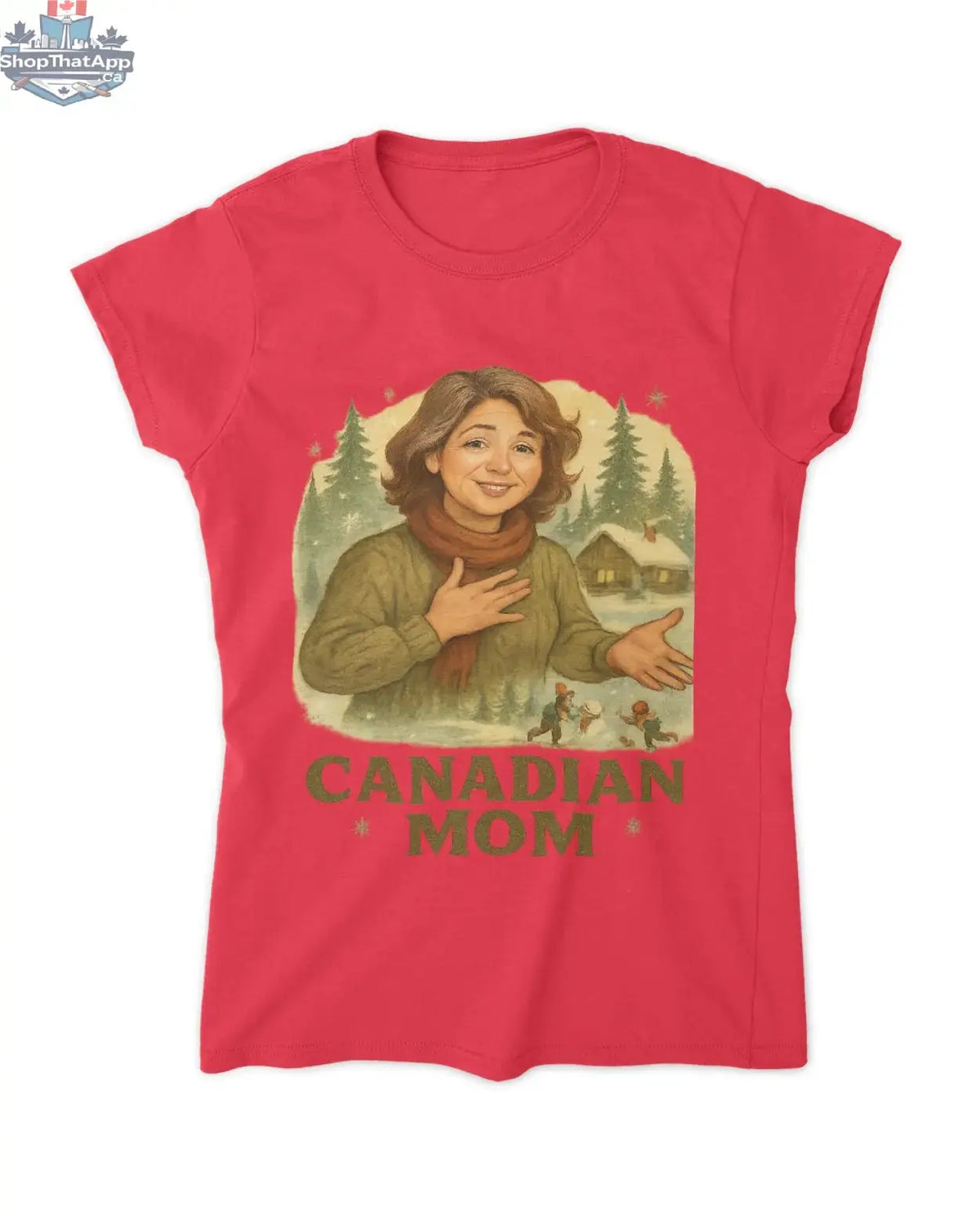 Canadian Mom Gifts: Thoughtful present with a heartfelt message, perfect for any occasion, featuring warm, inviting design elements.