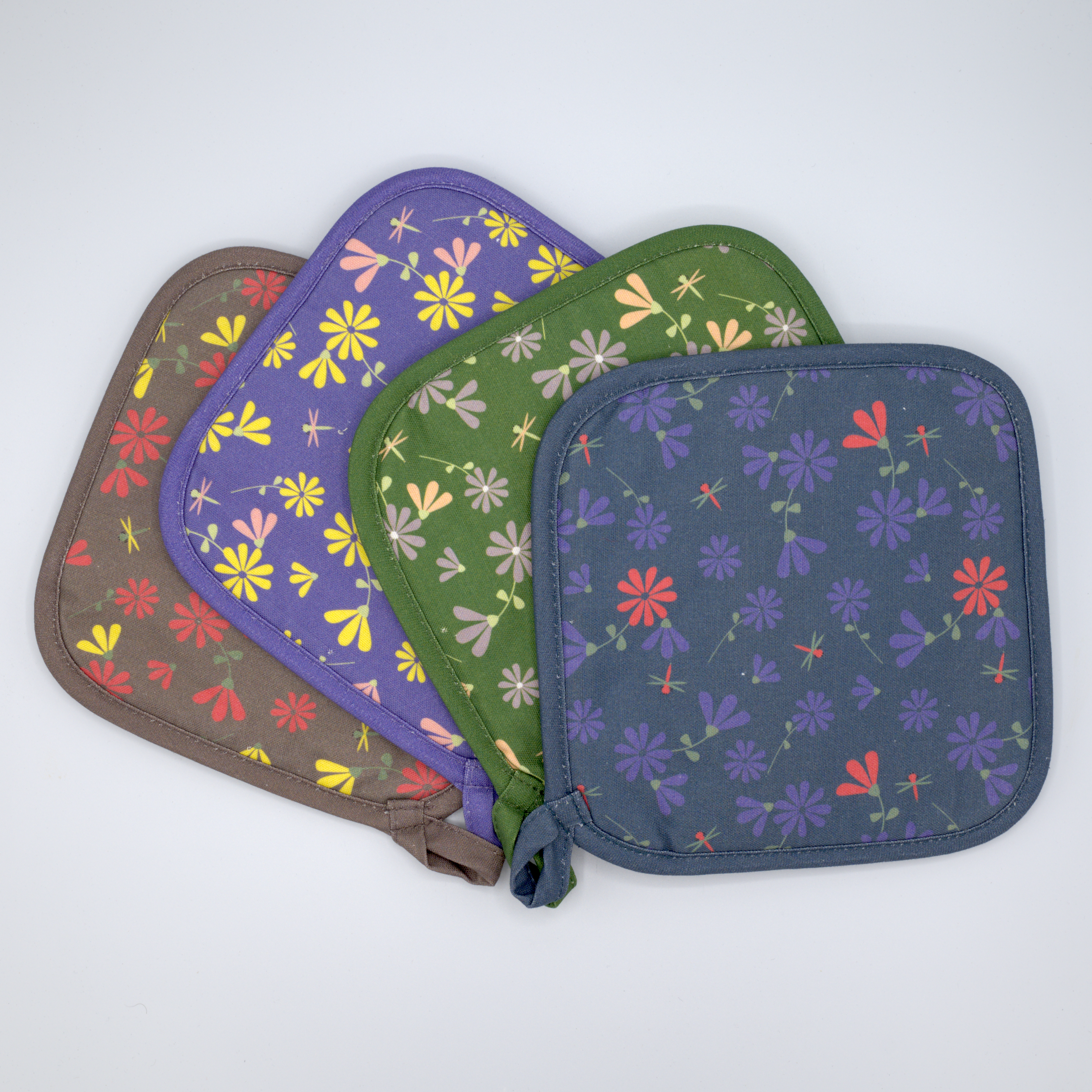 Shy Dragonfly-Oven Mitt & Pot Holder - Shopthatapp.ca
