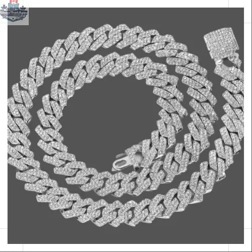 Elevate Your Style with Our 14MM Silver Cuban Link Chain - Shopthatapp.ca