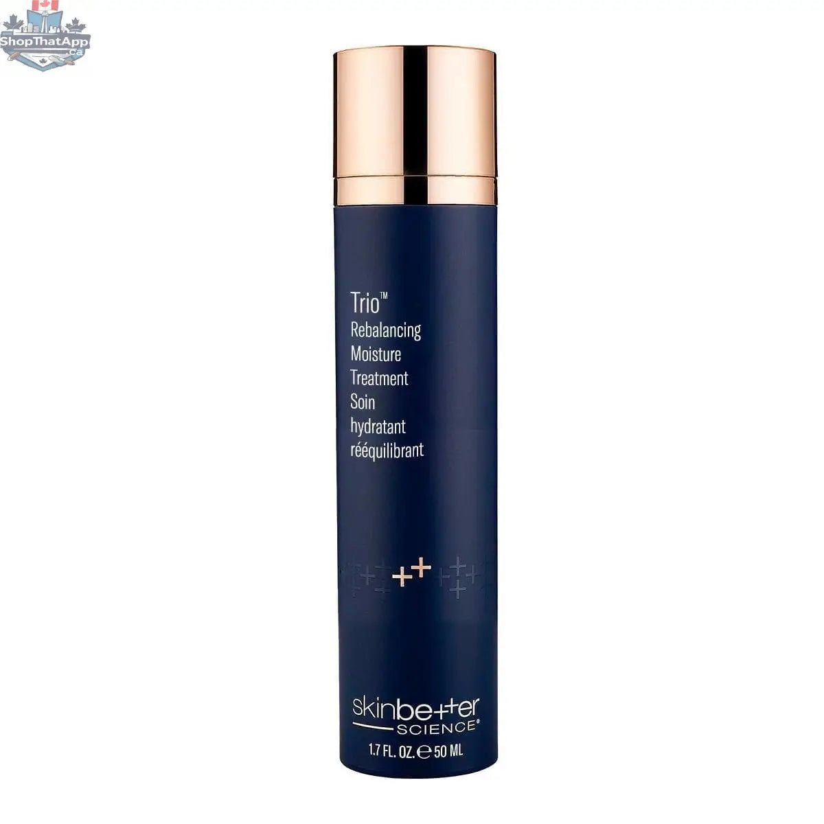Skinbetter Science Moisture Treatment Trio by Monarch MD, showing the three bottles of rebalancing skincare for hydration.