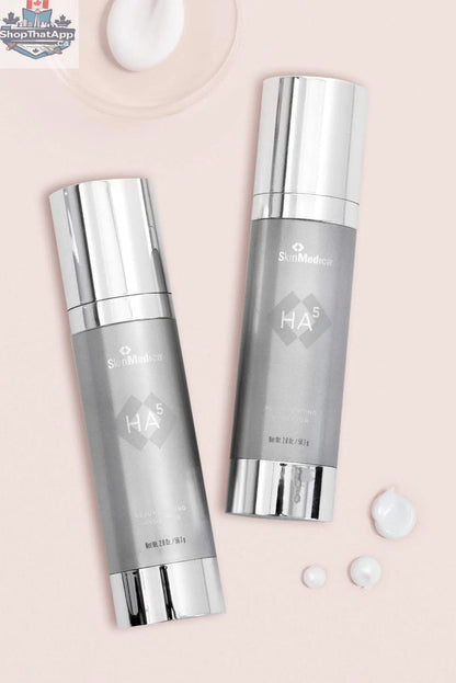 SkinMedica HA5 Hydrator bottle showing the advanced rejuvenating hydration solution for skin care.
