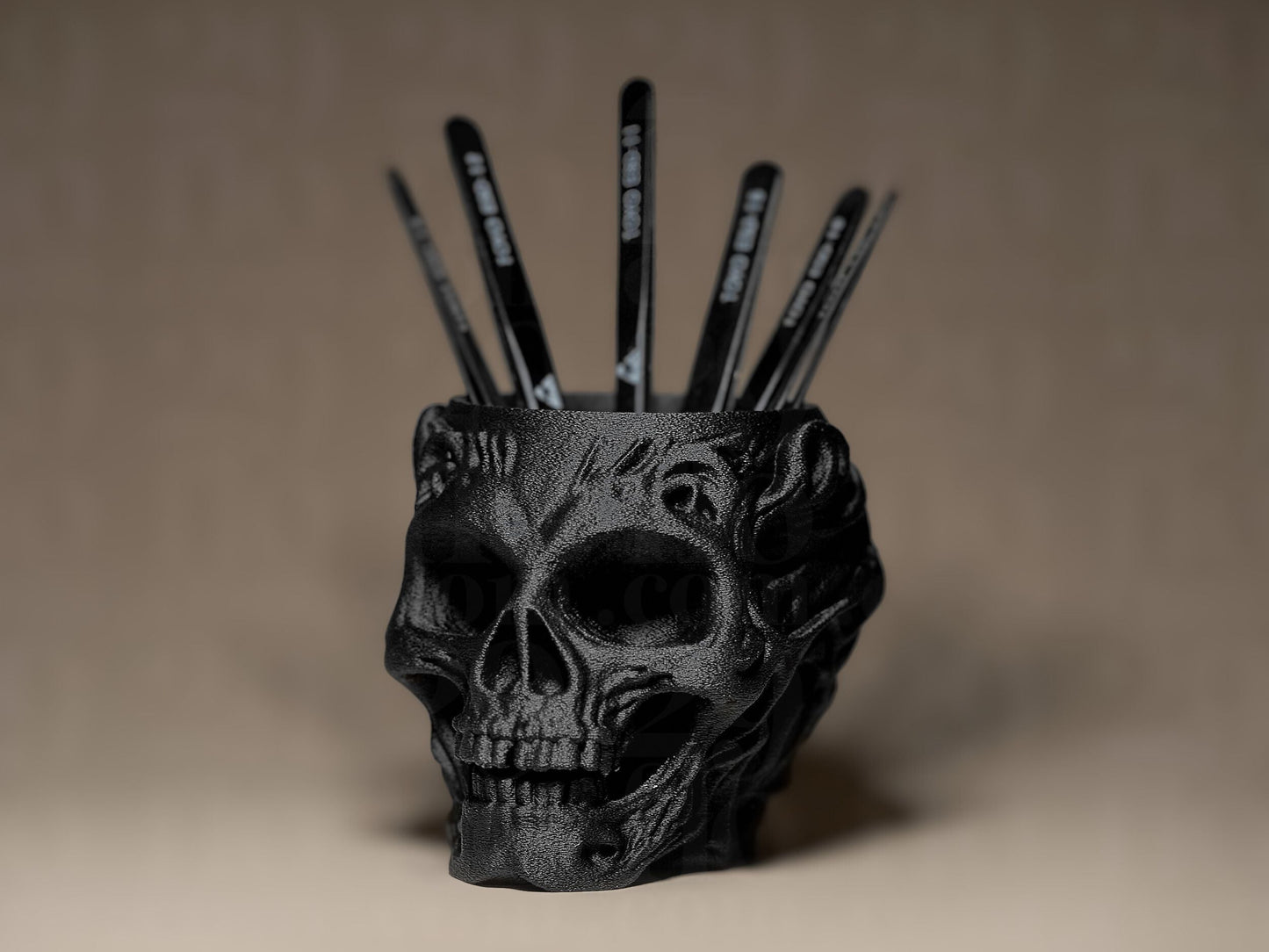 Skull Pen holder - Gothic Skull Series - Shopthatapp.ca