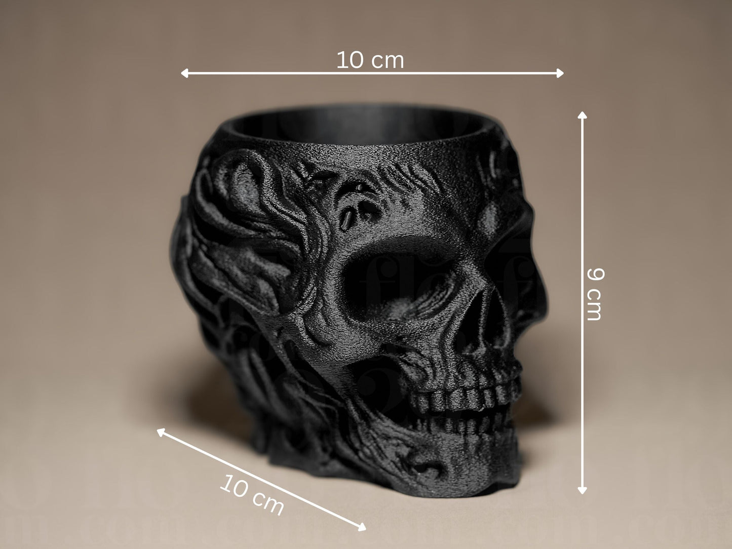 Skull Pen holder - Gothic Skull Series - Shopthatapp.ca