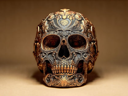 Ornate Skull - Ra Bust Egypt Mythology Decor in Gothic Skull Series - Shopthatapp.ca