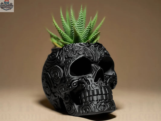Skull Planter - Gothic Skull Series - Shopthatapp.ca
