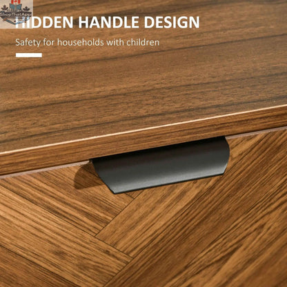 Walnut nightstand with drawers and steel legs, brown bedroom furniture piece by SLOTH Nation, showcasing a sleek modern design