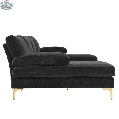 Willow U-Shaped Modular Sectional Sofa by SLOTH Nation, showcasing plush cushions and modern furniture design in a living room setting.