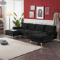 Willow U-Shaped Modular Sectional Sofa by SLOTH Nation, showcasing plush upholstery and versatile living room setup.