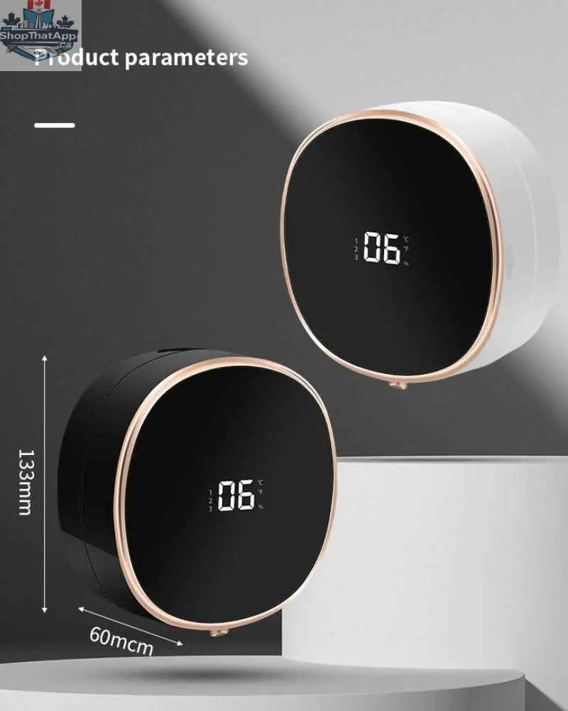 SLOTH Nation touchless automatic foam soap dispenser for home use, featuring a sleek design and sensor for effortless hand cleaning.