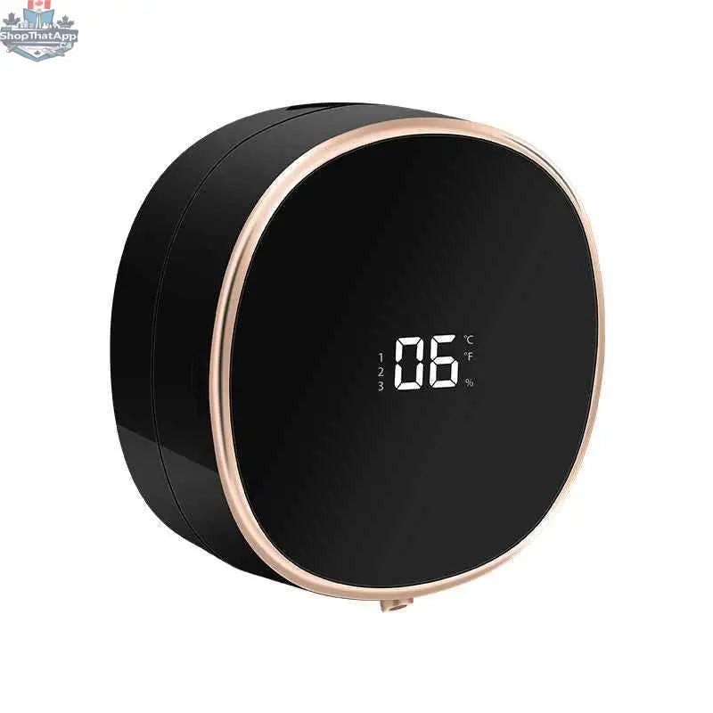 Touchless SLOTH Nation foam soap dispenser for home, automatic soap pump with sleek design and touch-free operation.
