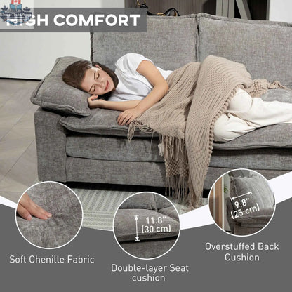 Grey GABI right hand facing sectional sofa with chaise lounge, modern living room furniture by SLOTH Nation.