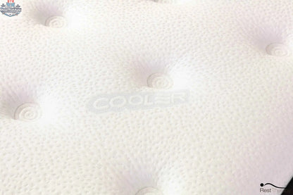 14-inch SLOTH Nation Euphoria Hybrid Mattress with plush cooling pillow top, gel memory foam, and pocket coils.