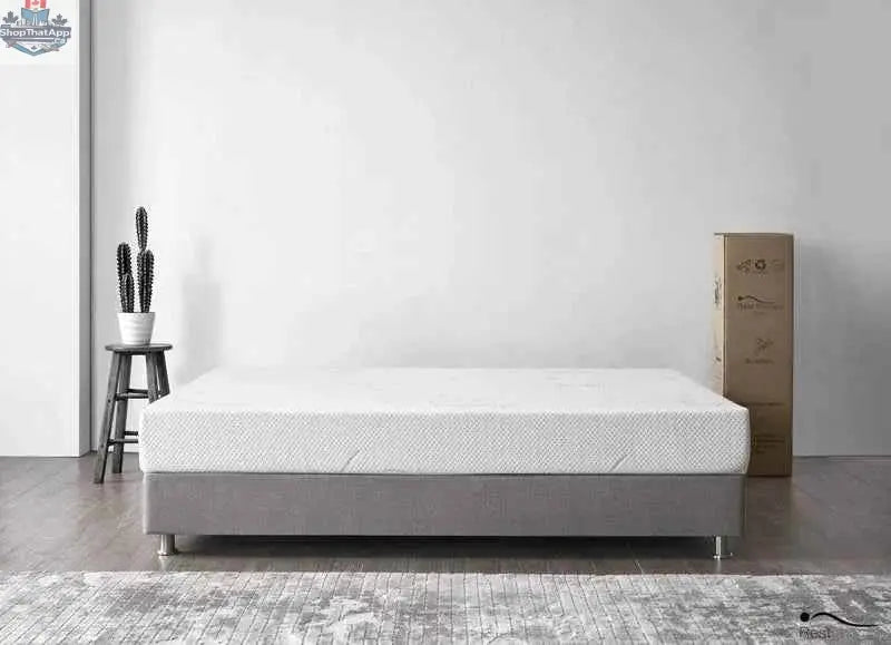 8-inch bamboo memory foam mattress by SLOTH Nation offering plush comfort and support for restful sleep.