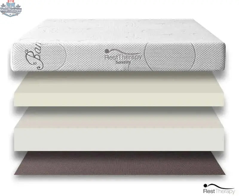 8-inch bamboo memory foam mattress by SLOTH Nation featuring plush, supportive comfort for restful sleep.