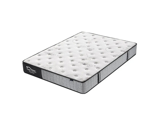 10-inch bamboo hybrid pocket coil mattress by SLOTH Nation, twin size with supportive and comfortable bedding for restful sleep.