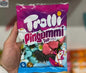 Colorful Trolli Pingummi Penguin candies in a 160g bag, featuring gummy penguin shapes from Snack Bar Co.