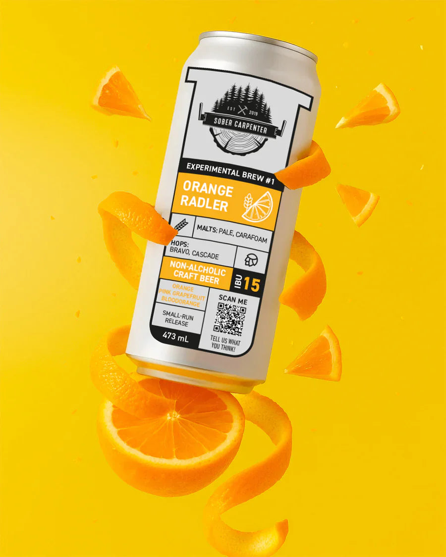 Sober Carpenter Radler - Refreshing Non-Alcoholic Beverage