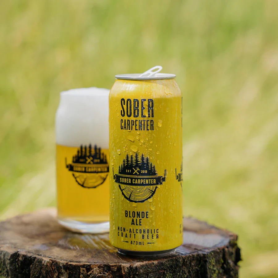 Sober Carpenter Blonde Beer - Refreshing Non-Alcoholic Craft Brew