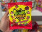 Sour Patch Kids Strawberry candy in a 5oz bag from Snack Bar Co, showing colorful, sweet and sour strawberry-flavored gummies.