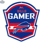 Buffalo Bills gamer sign wall decor featuring the NFL shield logo, 22-inch official team decor by Sports Decor.