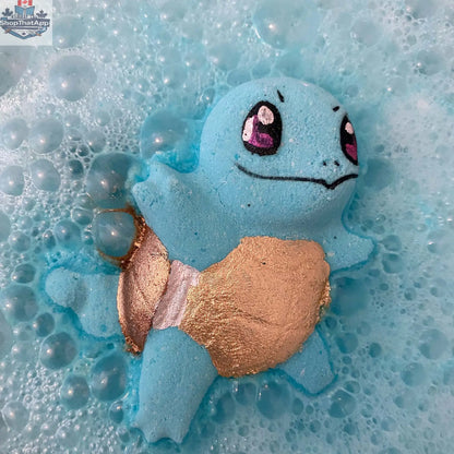 AquaShell bath bomb by The Bomb Bar Canada, hydrating and revitalizing skin treatment with a water-inspired design.