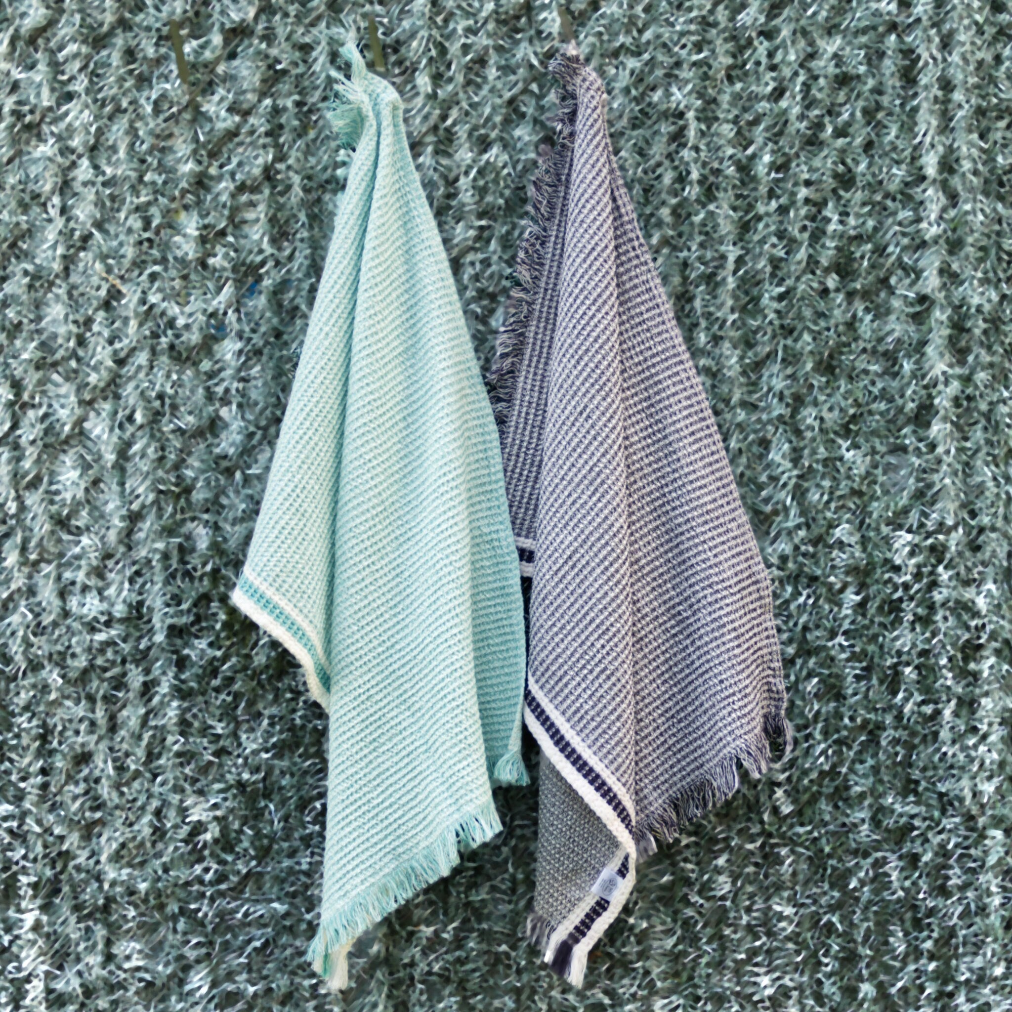 Stonewashed Heather Waffle Towels - Shopthatapp.ca
