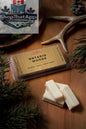 Ontario Woods wax melt bar by Stopandsmellthecandles showing a 1.75oz bar with forest-inspired packaging and earthy design.