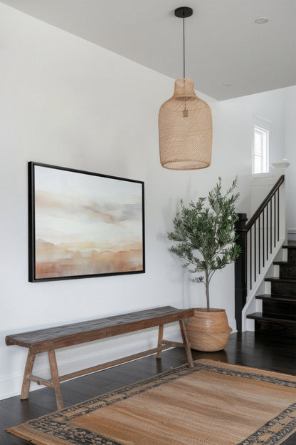 SUNSET STROKES Canvas Art - Oeuvre sur toile étiré - Shopthatapp.ca