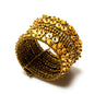Sequin cuff bracelet by Suzie Blue Canada featuring sparkling sequins and elegant design for stylish accessories.