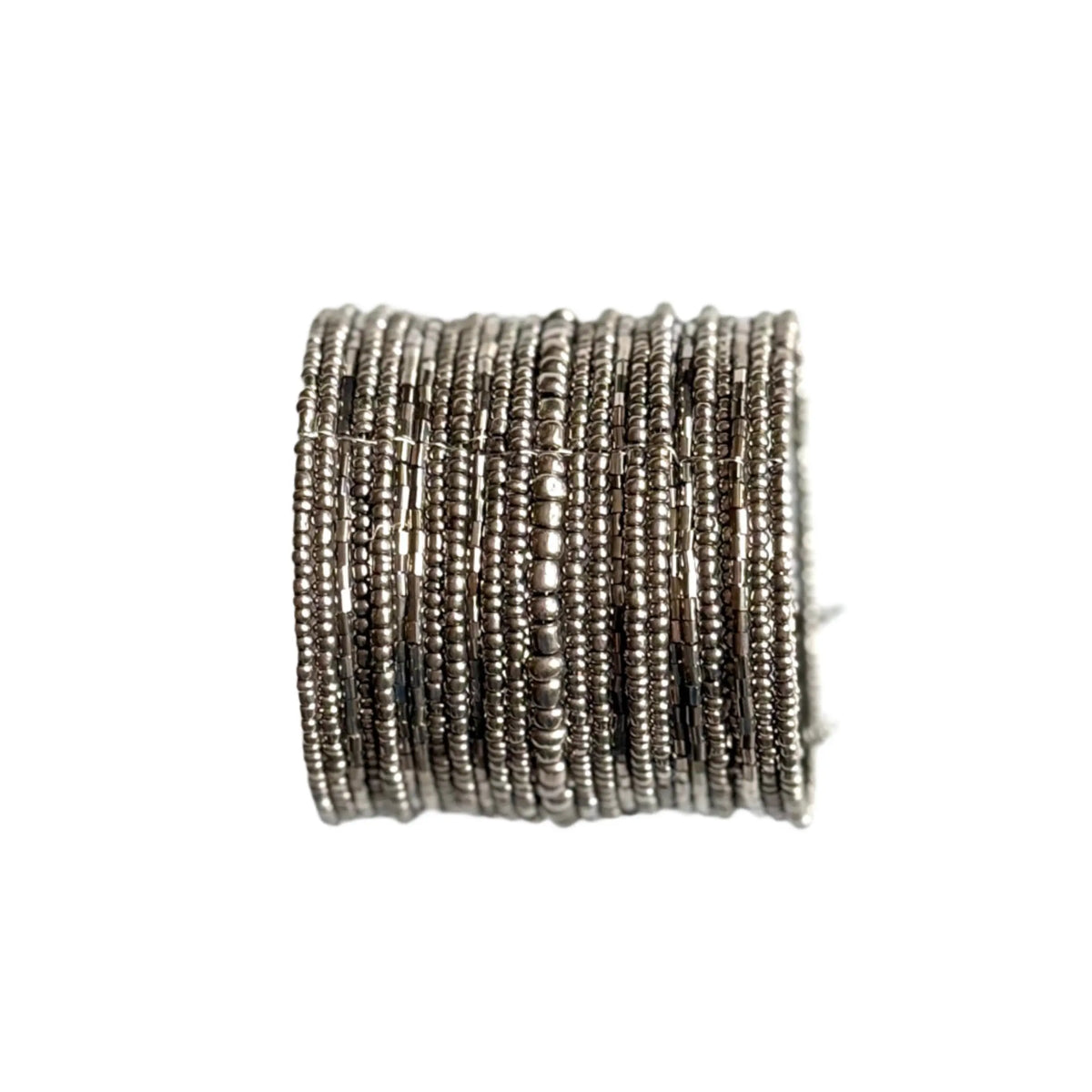 Beaded cuff bracelet by Suzie Blue Canada with simple, versatile design for effortless style and everyday wear.
