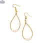 Elegant tear drop crystal bead earrings by Suzie Blue Canada featuring sparkling crystal drops for sophisticated style.