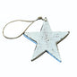 Single wooden star decoration for home decor by Suzie Blue Canada, featuring a rustic natural wood finish.