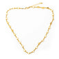 Gold-plated short star necklace by Suzie Blue Canada featuring a delicate star pendant for elegant everyday wear.