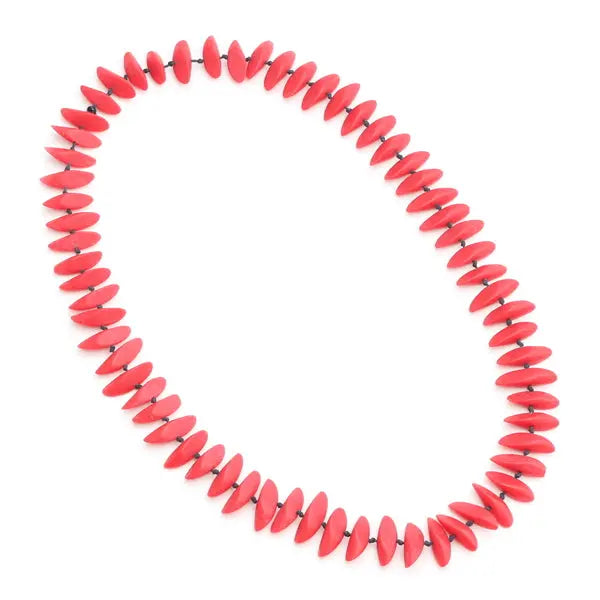 Beaded resin slice necklace from Suzie Blue Canada featuring colorful, handcrafted jewelry for a unique style.