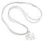 Suede elephant pendant necklace by Suzie Blue Canada featuring a stylish, textured elephant charm on a delicate chain.