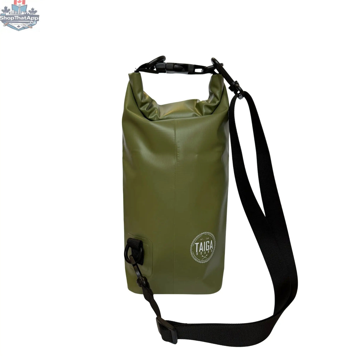 Taiga Board waterproof phone dry bag, 2L, clear waterproof accessory for protecting smartphones from water damage.