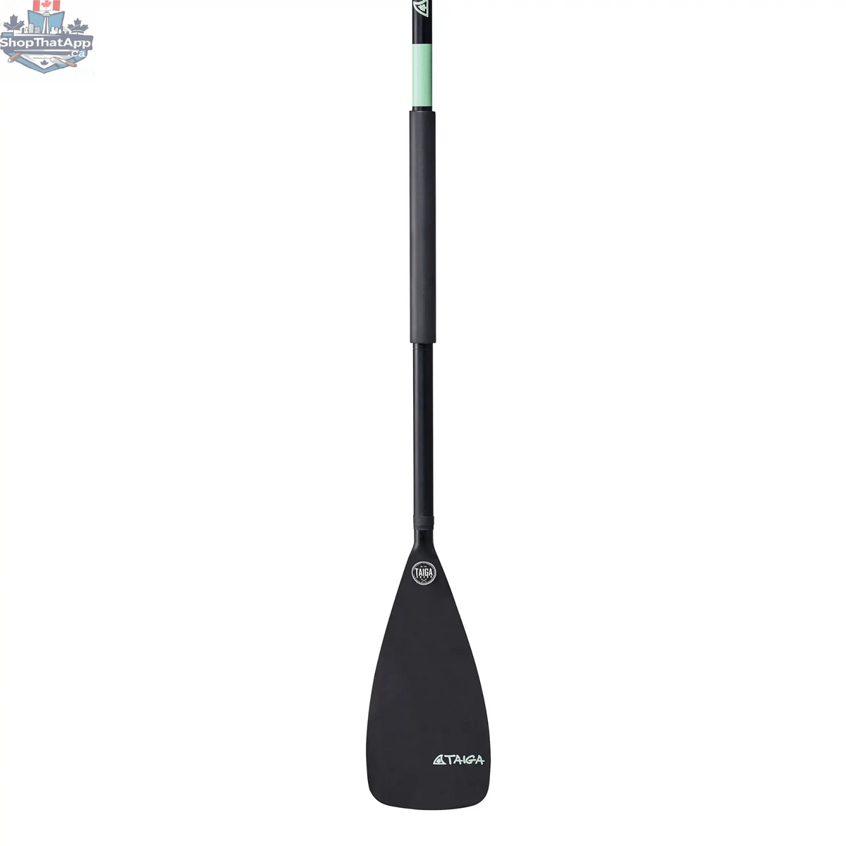 NIBI Paddle Kid adjustable 3-piece paddle from Taiga Board, featuring lightweight, colorful paddle blades and handle for young paddlers