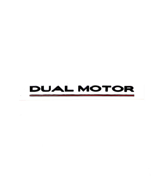 Tesla Dual Motor Logo Schriftzug Kofferraum - Shopthatapp.ca