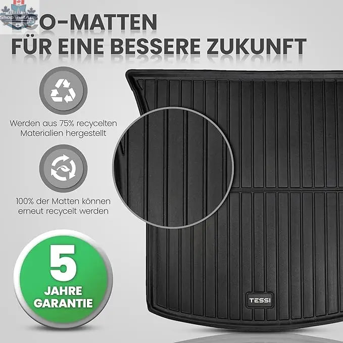 Tesla Model Y Gummimatte Frunk (vorderer Kofferraum) TESSI® Greenline 75% Recycling Material - Shopthatapp.ca