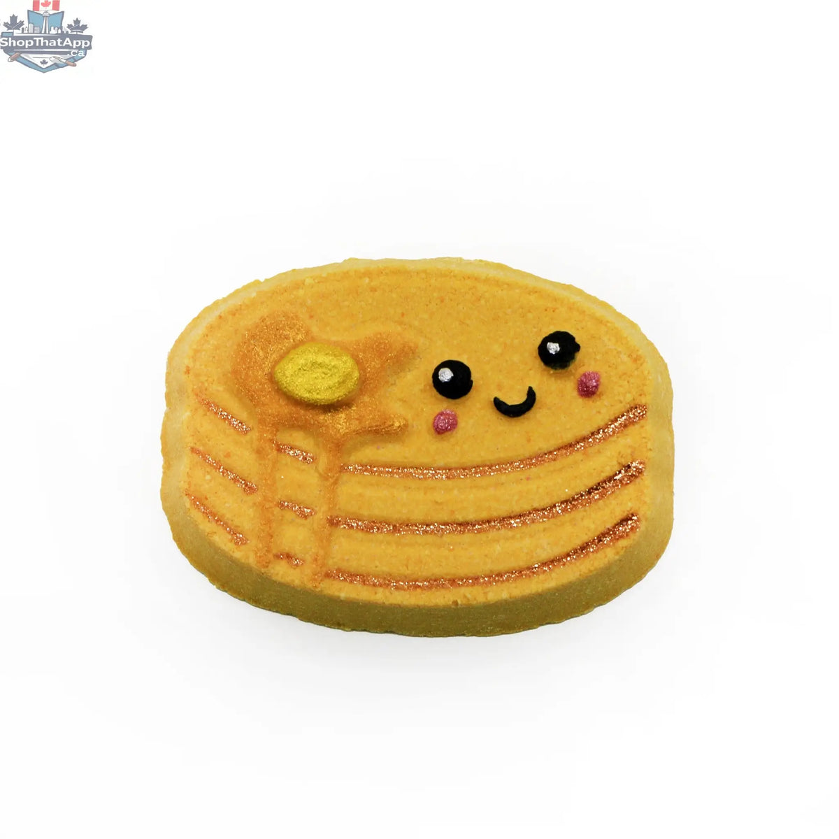 Mini Pancake Maker from The Bomb Bar Canada for effortless home pancake cooking, shown with freshly made mini pancakes.