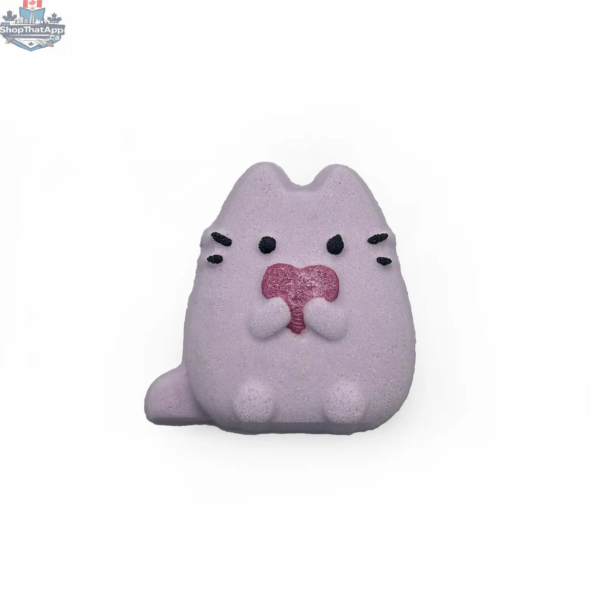 Soft plush Pusheen Cat toy from The Bomb Bar Canada, perfect for cuddling and cat lovers.