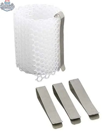 Replacement mesh for Canadian Flosser cotton candy machine, 20-inch size with clips, by The Canada Popcorn Company.